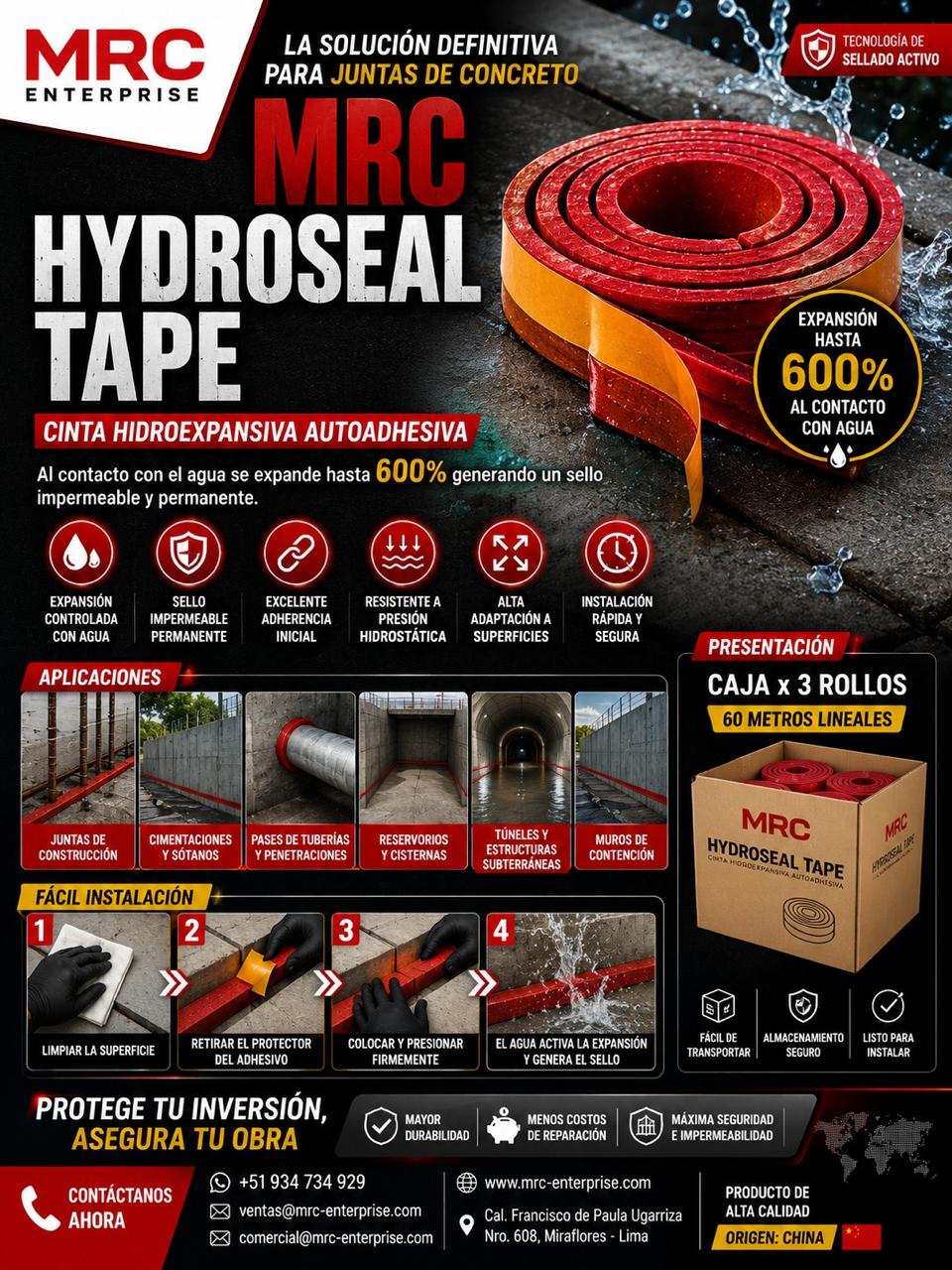 MRC HydroSeal Tape