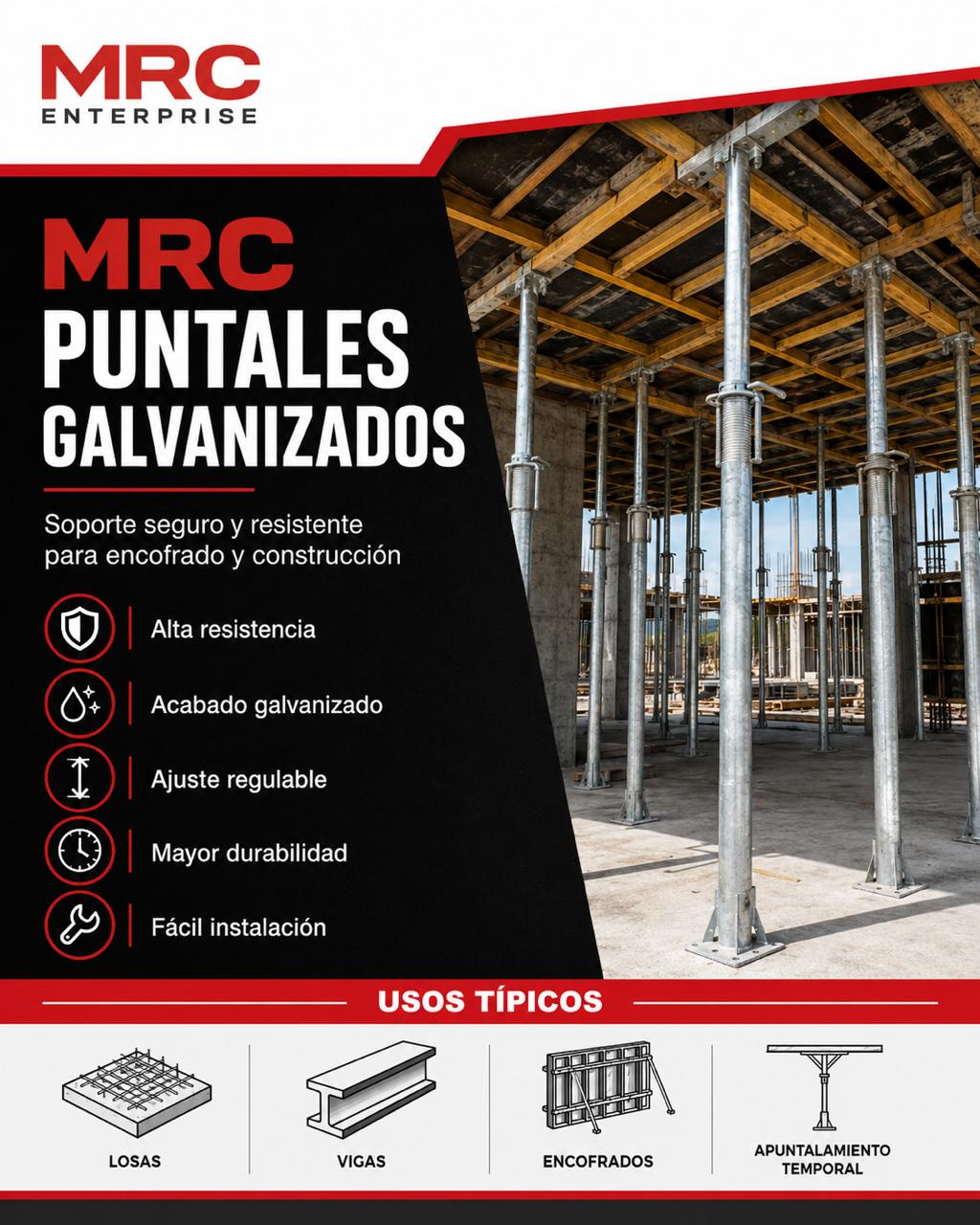 Puntales Galvanizados