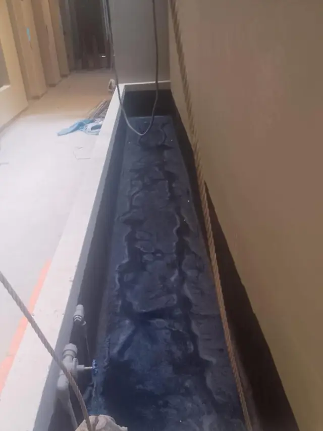 Impermeabilización de jardineras: acabado